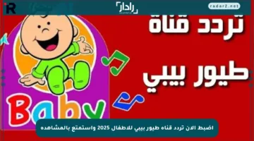 اضبط الآن تردد قناة طيور بيبي للأطفال 2025 واستمتع بالمشاهدة